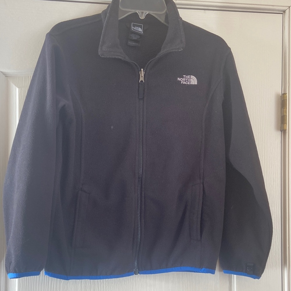 The North Face Boys Black and Blue Performance Jacket